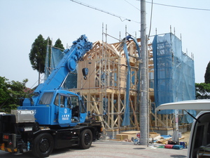 島本町広瀬　18号地　上棟5