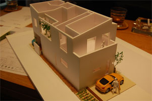 松下建設　モデルハウス模型